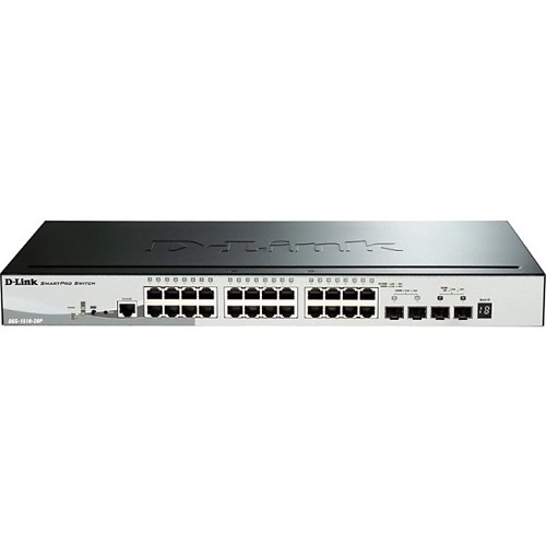 DGS-1510-28P-E SWITCHES SmartPro L3 24P Gb PoE SFP 193W