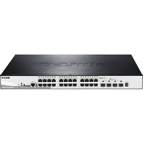 DGS-1510-28XMP-E SWITCHES SmartPro L3 24P Gb PoE SFP 370W