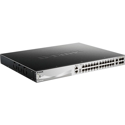 DGS-3130-30PSE Switch L3 48p SFP 2x10Gb 4x10G SFP+
