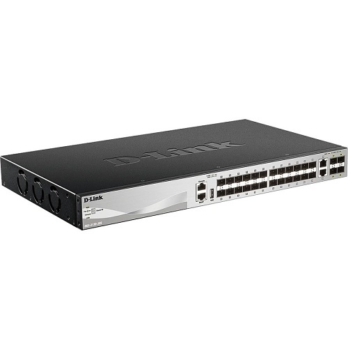 					DGS-3130-30SE Switch L3 24p SFP 2x10Gb 4x10G SFP+