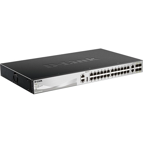 DGS-3130-30TSE Switch L3 24p Gb 2x10Gb 4x10G SFP+