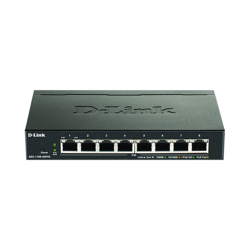 					DGS110008PV2 < > SWITCH 8P GIGA (8 POE / BUDGET 64W)</>