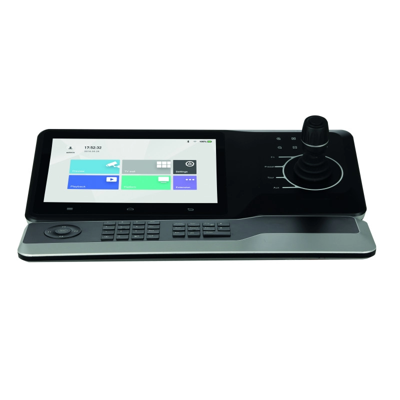 DHNKB5000F <div itemprop="description"> CLAVIER TELEMETRIE DAHUA ECRAN TACTILE 4 SORTIES HDMI</div>