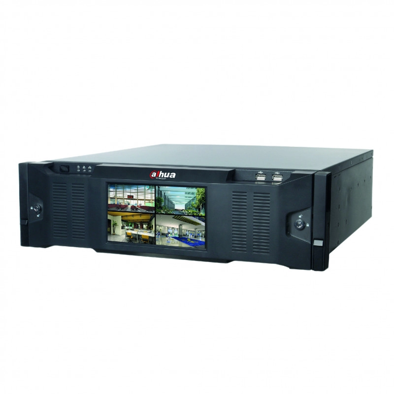 DHNVR616DR1284K <div itemprop="description"> NVR IP 4K 256MBPS 128 VOIES 2 HDMI 16 SATA RAID FISHEYES LCD</div>