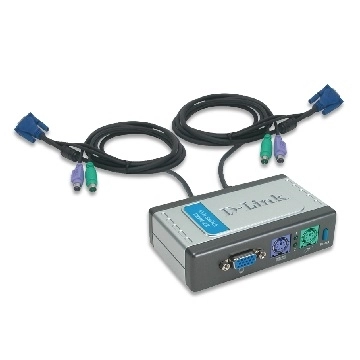 DKVM-2K SWITCH KVM ECRAN/CLAV/SOURIS AV CABLE