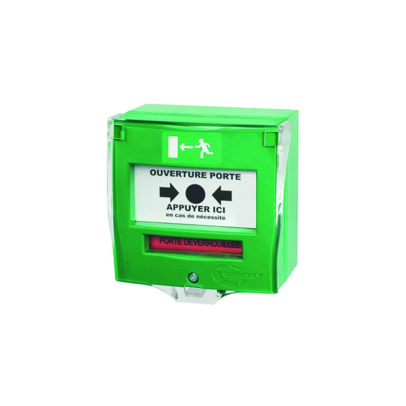 DMV1C <div itemprop="description"> DECLENCHEUR MANUEL VERT 1 CONTACT AVEC CAPOT</div>
