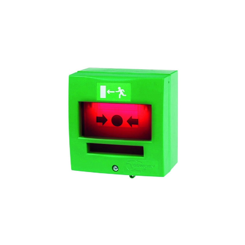 DMV2BL <div itemprop="description"> DECLENCHEUR MANUEL VERT 2 CONTACTS + BUZZER ET LED</div>