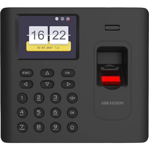 DS-K1A802MF <div itemprop="description">Horloge électronique Hikvision - Biométrique - 3000 Employés</div>