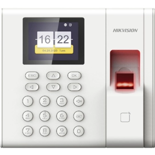 DS-K1A8503MF <div itemprop="description"> Horloge électronique Hikvision - Biométrique - 1000 Employés - temps, Semaine, Date Record Time</div>