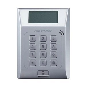 DS-K1T802M <div itemprop="description"> Lecteur de carte/Dispositif d`acc&egrave;s clavier Hikvision DS-K1T802M - Porte - Proximité, Code clé - 3000 Utilisateur(s) - 1 Porte(s) - LCD - Ether</div>
