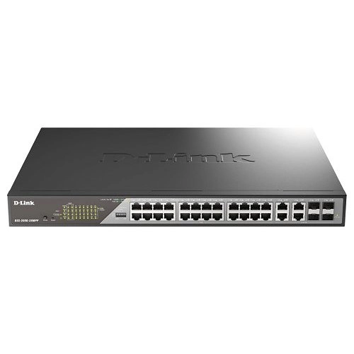 DSS-200G-28MPPE Switch 24 ports PoE++ GB 4xSFP 518W