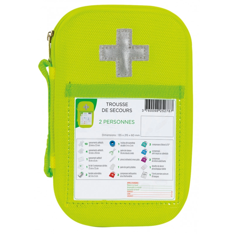 DTRS2770 <div itemprop="description"> TROUSSE DE SECOURS VEHICULE MULTIRISQUE 2 PERSONNES</div>