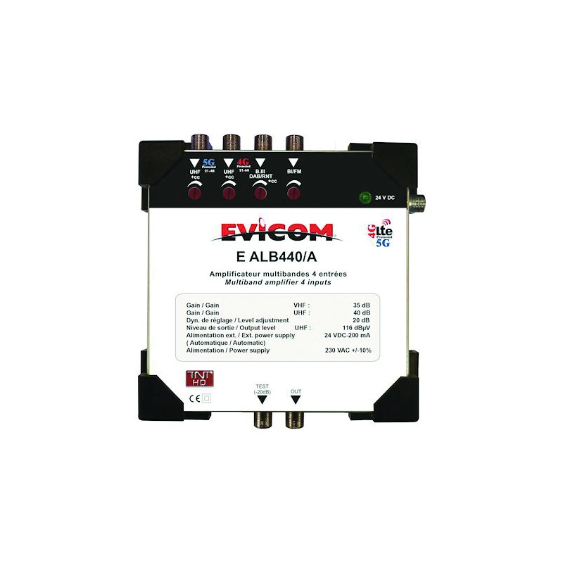 EALB440A <div itemprop="description"> AMPLIFICATEUR LB 4E 40B NS 120DB B1-B2/B3/2 UHF</div>