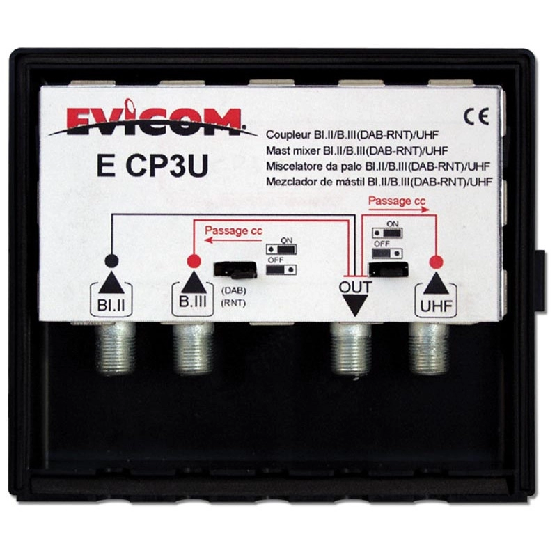 ECP3U <div itemprop="description"> COUPLEUR EXTERIEUR 3E FM/B3/UHF</div>