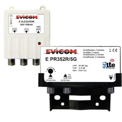 EKEV352R-5G <div itemprop="description"> KIT PREAMPLI 2 ENTREES + ALIM + UFH 35DB VHF 2DB LTE700MHZ</div>