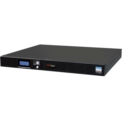 					ELITEVALUE1500RM < > Onduleur ligne interactive NITRAM ELITE Value 1500ELCDRM1U - 1,50 kVA/900 W - 1U Montable en rack - 8 Heure(s) Battery Recharge Time - 230 V AC Entrée</>