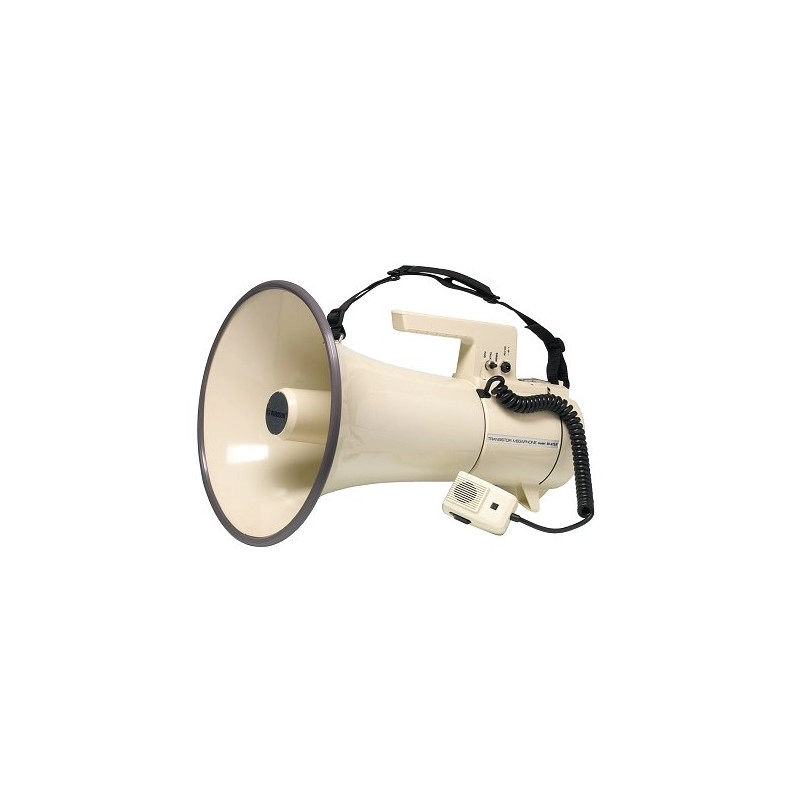 ER67S <div itemprop="description"> PORTE-VOIX AVEC SIRENE 35 WATTS MAX. MICROPHONE A MAIN</div>
