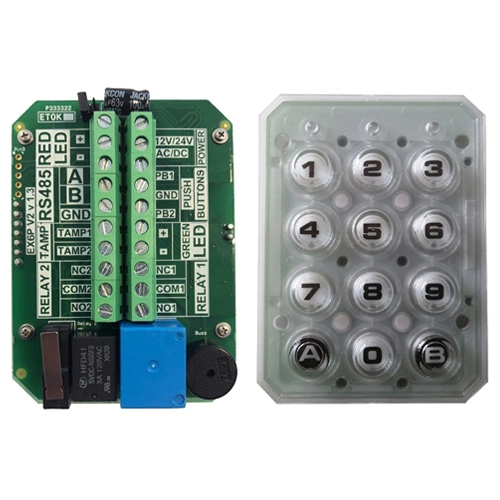 EX6P-TP <div itemprop="description">Clavier + Lecteur Prox Em & Hid 125 Khz</div>