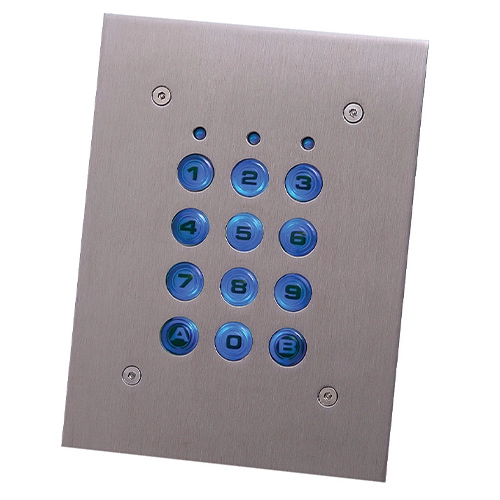 EX7-102A <div itemprop="description">Clavier Montage Encastré - Plaque Inox</div>