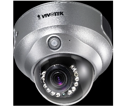 FD8161 Dôme IP 2 Megapixel   J/N H264 3 x 9 mm IR leds15m - 3 axes - 12V/POE ( VIVOTEK )       