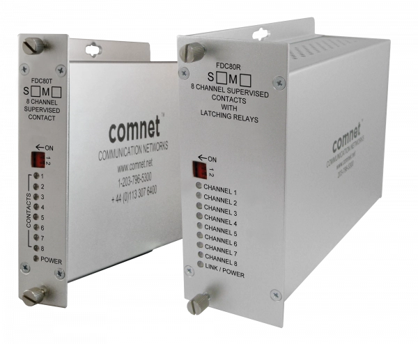 FDC80NLRS1 8CH SUPERVISED CC RX NON-LATCHING, 1F SM