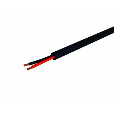 FHP2251 <div itemprop="description"> CABLE HAUT PARLEUR ROND SOUPLE NOIR 2X2.5 MMÂ² EN 100M</div>