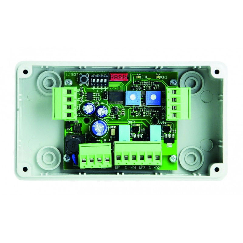 FOTO9S2AST <div itemprop="description"> AMPLIFICATEUR POUR CELLULES 2 VOIES, BOÃŽTIER ETANCHE IP67</div>
