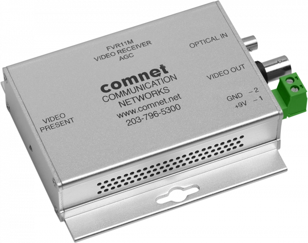 FVR11M SINGLE VIDEO RX, AGC 1F MM, 850 NM (MED)