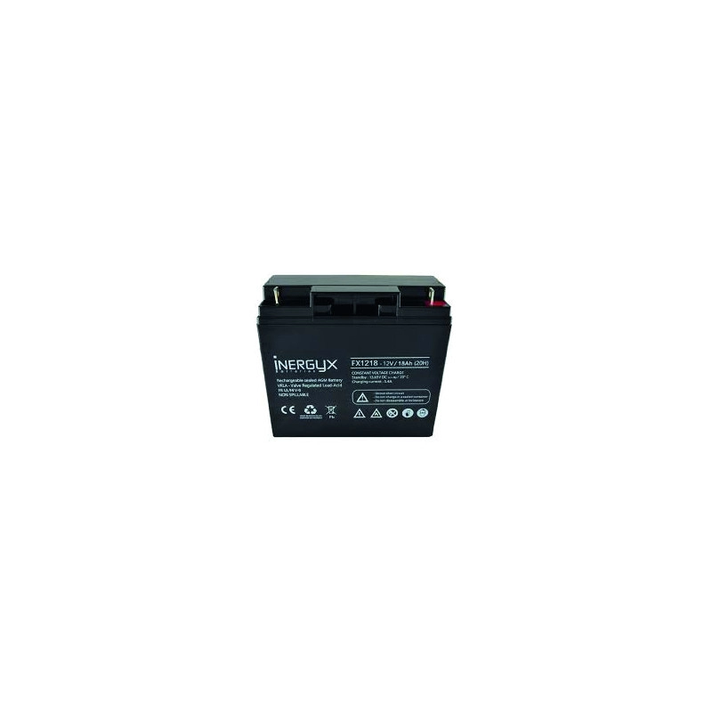 FX1218 <div itemprop="description"> BATTERIE VRLA 12V 18Ah BAC FR UL94 V0 181 x 77 x 167 MM</div>