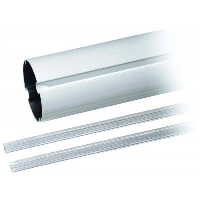 G04000 <div itemprop="description"> LISSE TUBULAIRE EN ALU LAQUE BLANC LONGUEUR 4M DIAM 100 POUR</div>