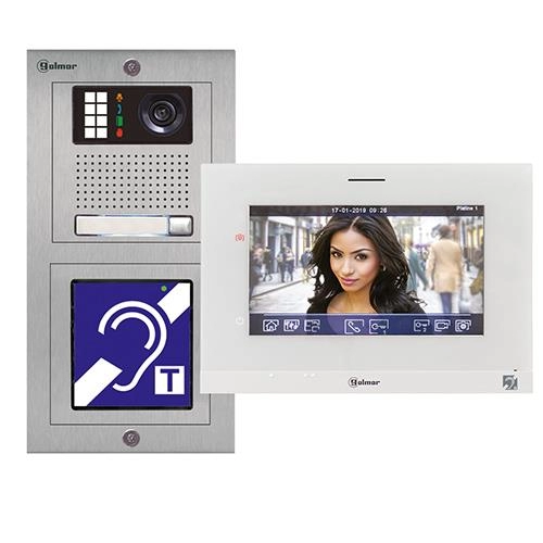 GNXERP-ART7H INTERCOM KIT COULEUR ERP INOX 7``