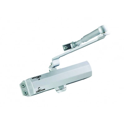 GR101 <div itemprop="description"> FERME PORTE GR101 BRAS STANDARD RAL9016 BLANC</div>