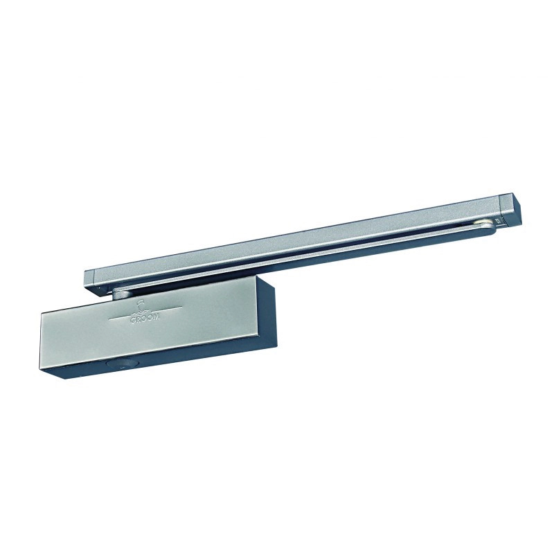 GR400511 <div itemprop="description"> FERME PORTE GR400 BRAS GLISSIERE ARGENT</div>