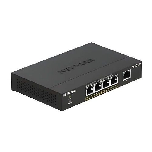 					GS305PP-300EUS Netgear GS305PP-300EUS 5-Port Gigabit Ethernet SOHO Unmanaged Switch with 4-Ports PoE+, 83W