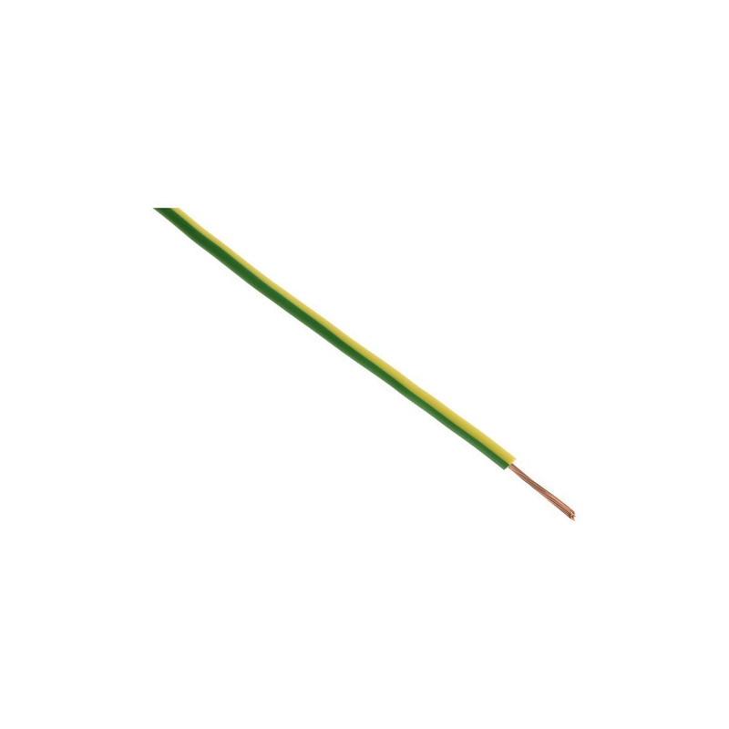 HO7VK06VJ100 <div itemprop="description"> FIL DE TERRE RIGIDE 6MM VERT/JAUNE 100M</div>