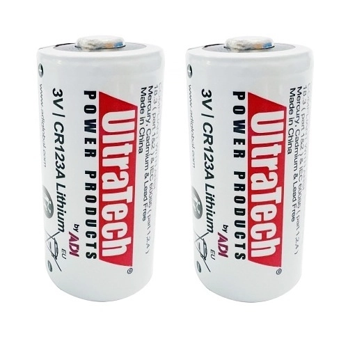 					IM-CR123A-2PK UltraTech IM-CR123A-2PK Pile au lithium, 3V, 2-Pack