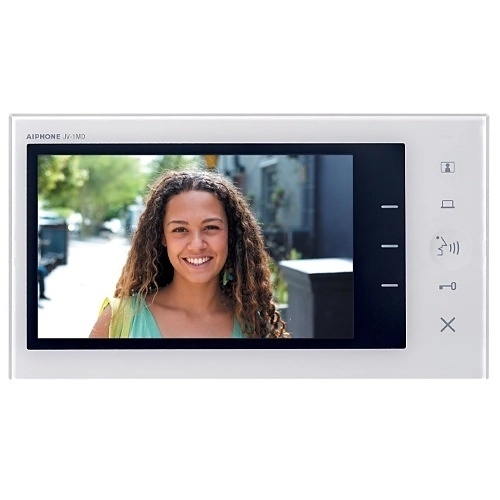 JV1MD Aiphone 130444 Moniteur principal JV 7", 2 fils, touches sensitives, fonction mains libres