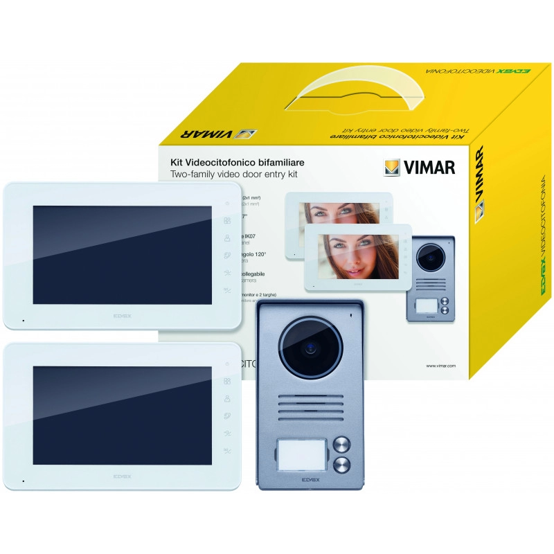 K40931 <div itemprop="description"> KIT VIDEO COULEUR 7 POUCES 2 BP 2 MONITEURS</div>