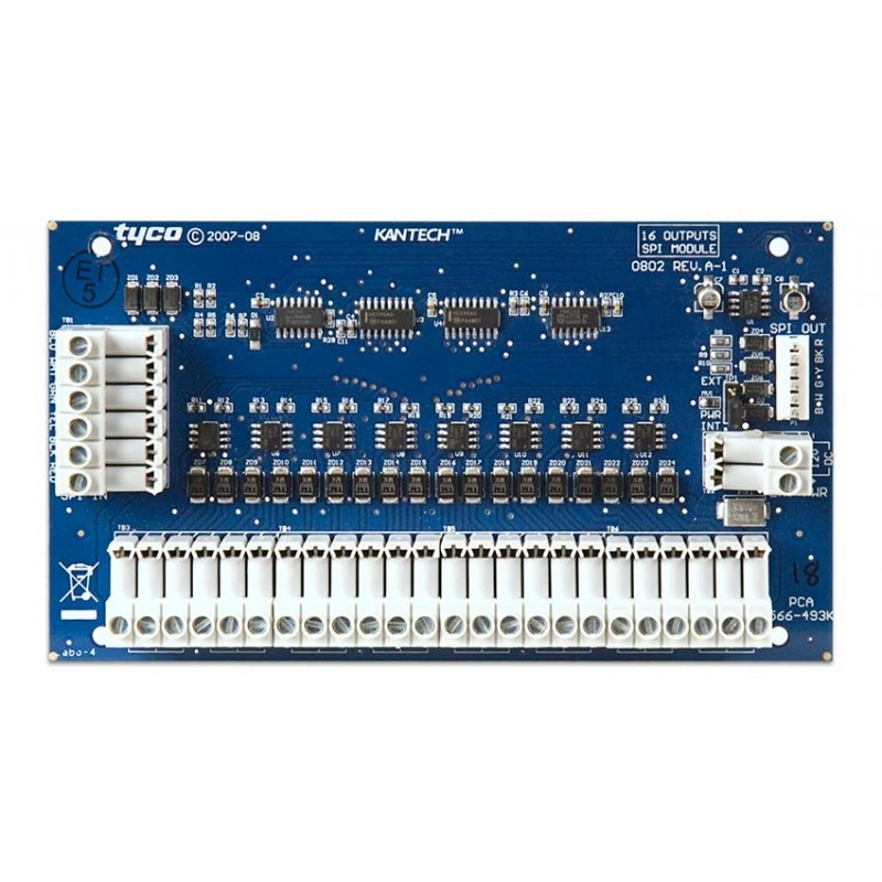KTMODOUT16 MODULE EXTENSION 16 SORTIES ZONES + CABLE POUR KT400