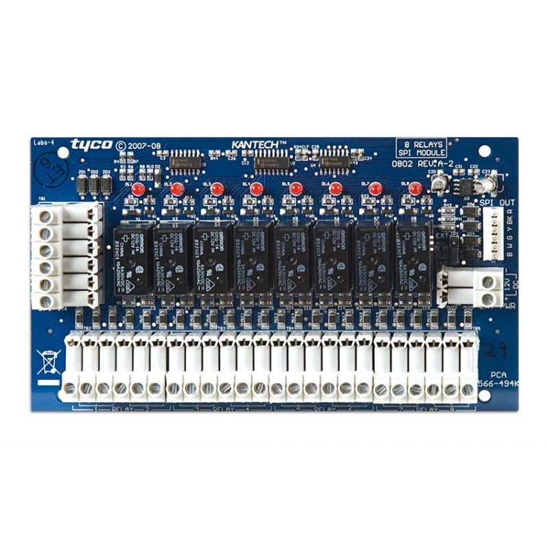 KTMODREL8 MODULE EXTENSION 8 SORTIES RELAIS + CABLE POUR KT400