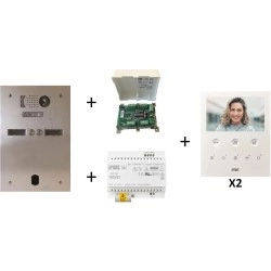 KV83-202 <div itemprop="description"> KIT VIDEO ALU 2R 2 BP 2VOICE PROGRAMMà‰</div>