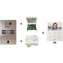 KV83-204 <div itemprop="description"> KIT VIDEO ALU 2R 4 BP 2VOICE PROGRAMMà‰</div>