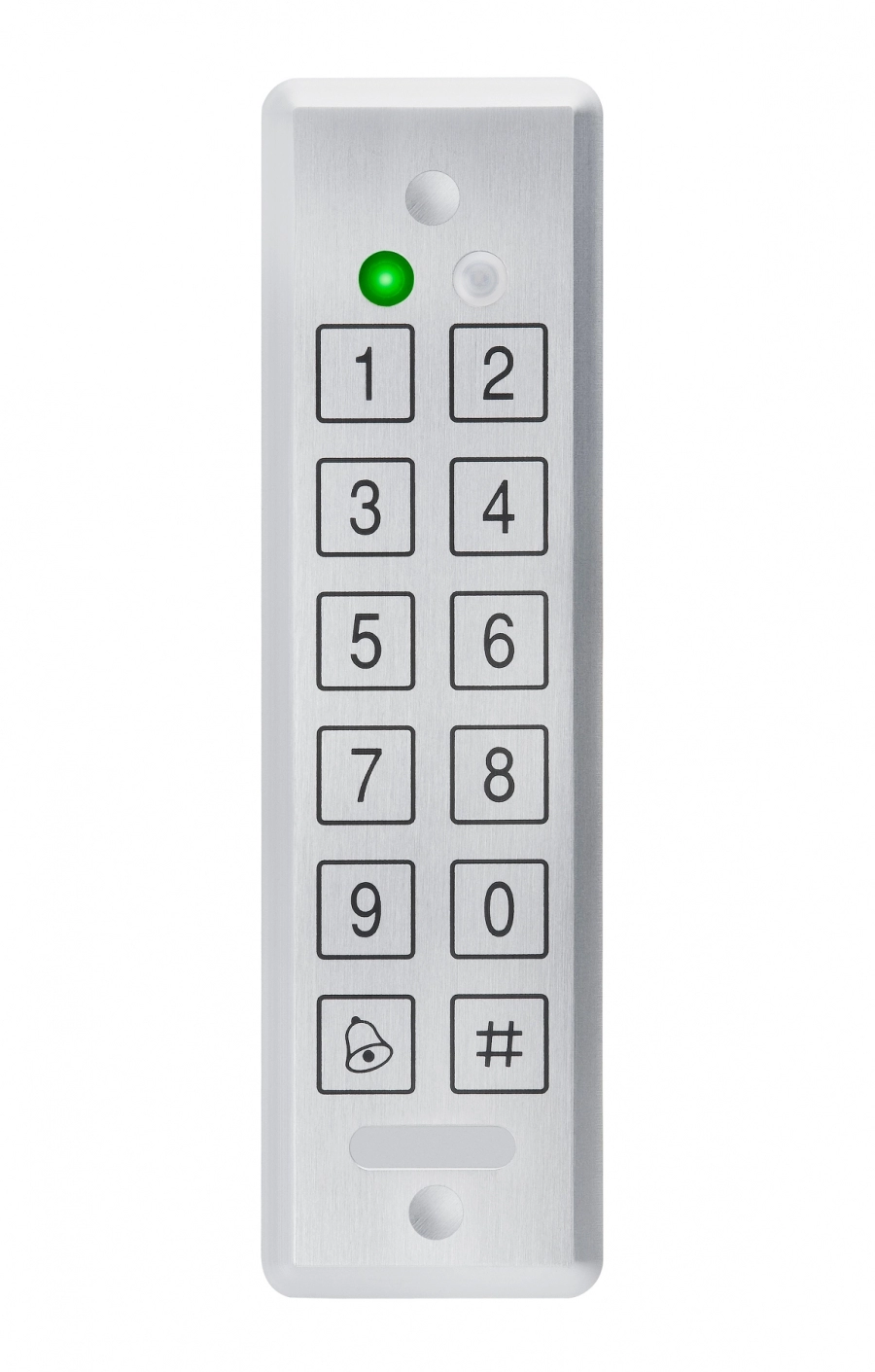 KVMS55+ Clavier PIEZZO autonome + multiprotocole antivandale ultra plat + Secure OEM