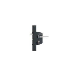 					LAKQ30U3LZCZM7016 Serrure type industriel pour cylindre KABA-KESO pour profils carrés de 30 à 50 m