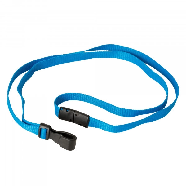 LANYARD CARD-LA Porte-carte bleu avec clip
