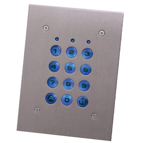 LCS2-102A <div itemprop="description">Clavier Montage Encastré Plaque Inox</div>