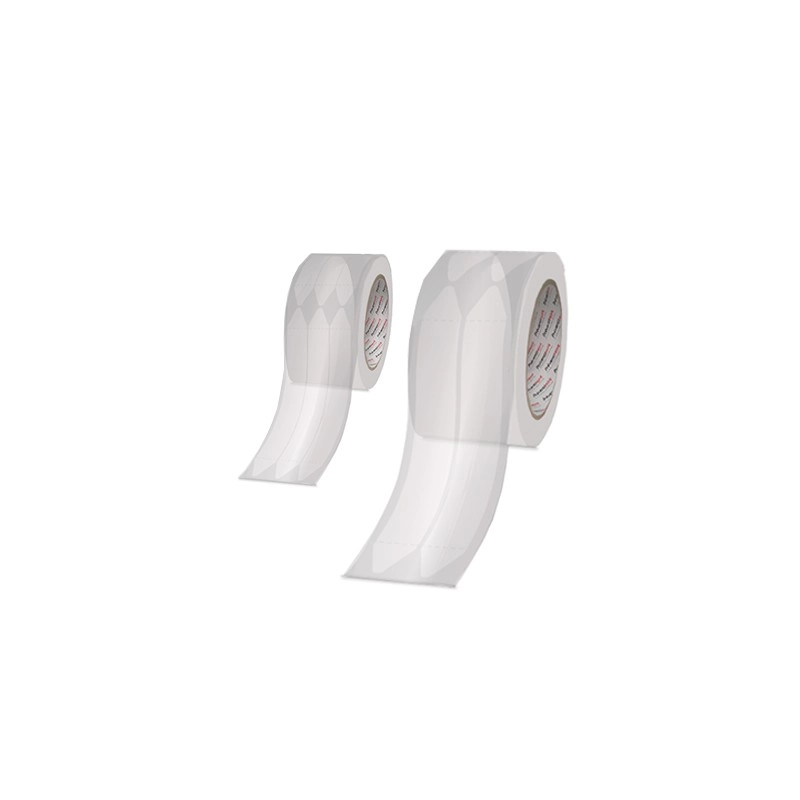 					LTZ11052FPIP ROULEAUX MARQUEURS DE TUYAUTERIE PRÉDÉCOUPÉS TRANSPARENTS, 52 X 450 MM
