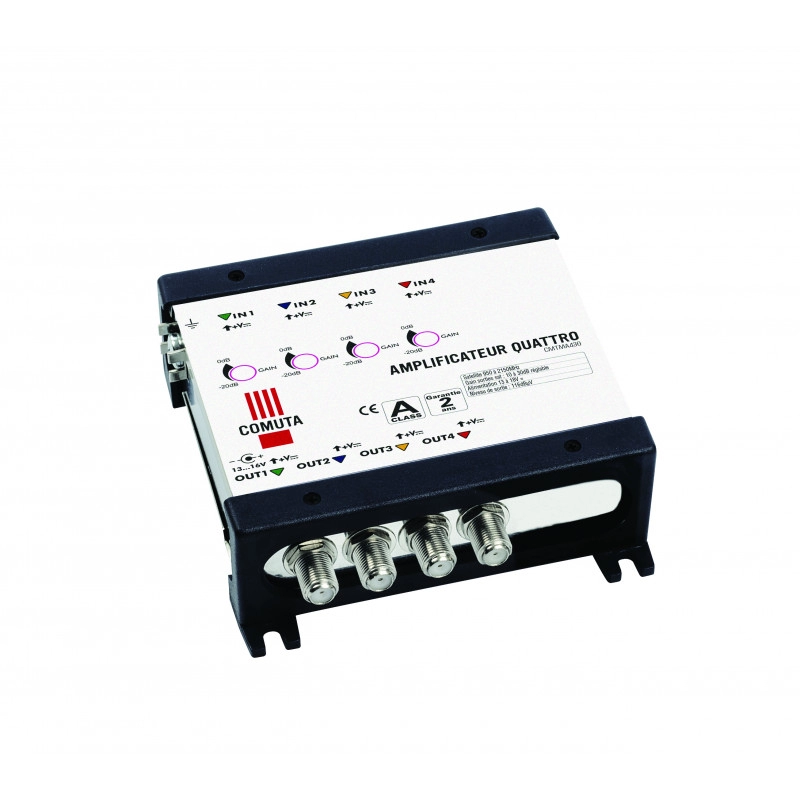 MA430 <div itemprop="description"> AMPLIFICATEUR SAT QUATTRO 30DB - 4E/4S POUR MULTISWITCH CMTM</div>