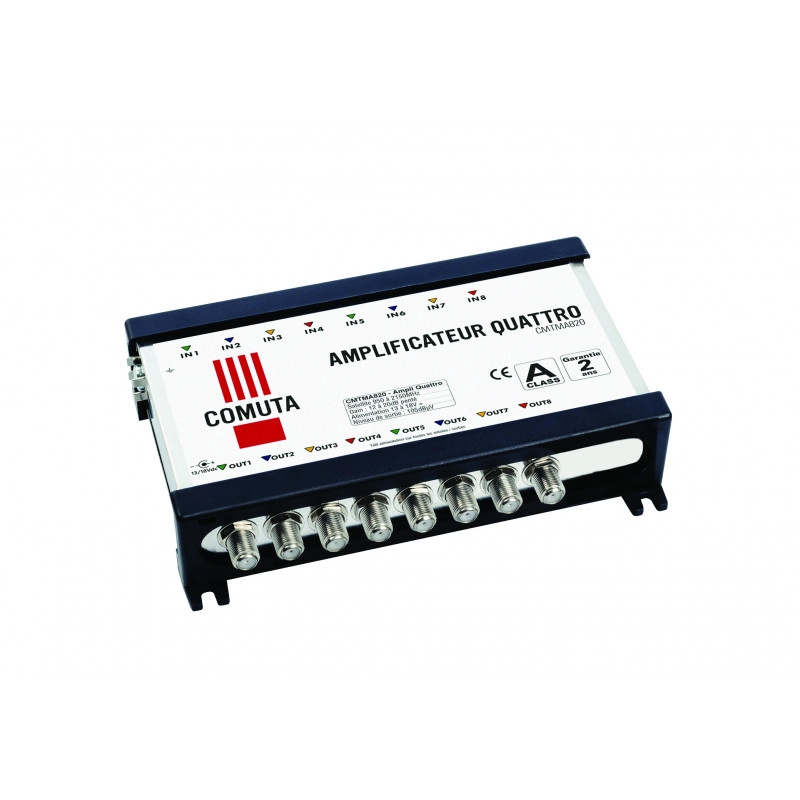 MA820 <div itemprop="description"> AMPLIFICATEUR SAT QUATTRO 20DB - 8E/8S POUR MULTISWITCH CMTM</div>