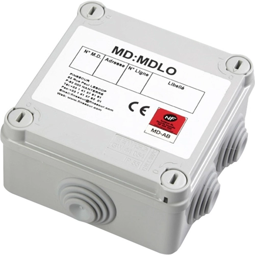 MDLO <div itemprop="description"> FINSECUR Module déporté adressable pour Panneau de contrôle de l`alarme incendie - Détecteur de fumée</div>